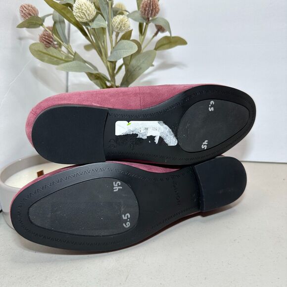 New Vionic Willa Slip On Comfort Loafer Shoes Pink Suede Leather Women's 6.5 - Picture 9 of 11